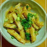 さつま揚げと玉ねぎの炒め物